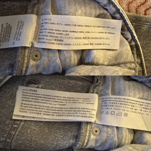 Abercrombie & Fitch Curve Love Grey The Mom Jean High Rise Jeans - Size 16 / 33 - Picture 11 of 11